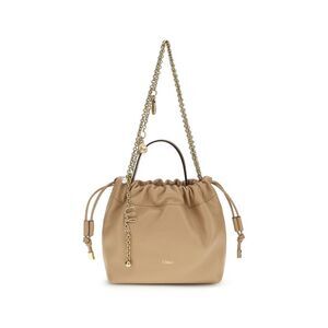 Chloé Beige Lamb Ovis Aries Aries Shoulder Women's Bag
